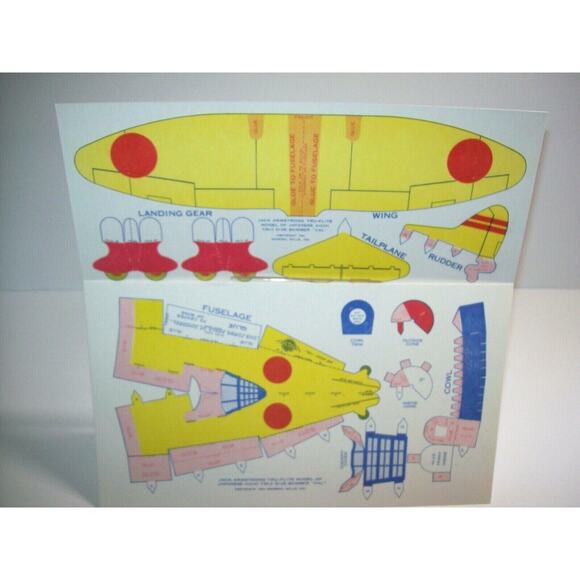 Airplane Toy Jack Armstrong Tru-Flite Model Of Japanese Aichi Val GM Cereal 1944 - Picture 6 of 9